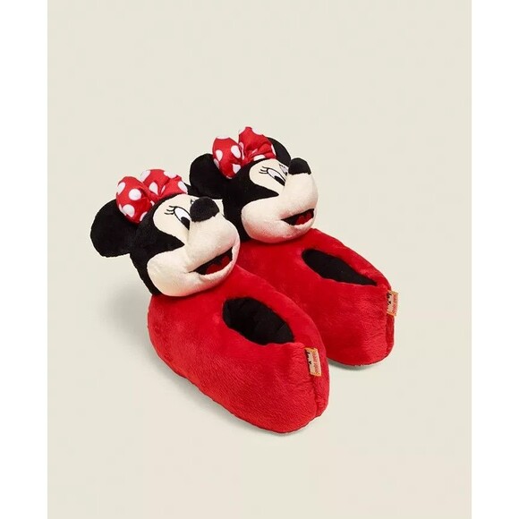 Disney | Macy's Kids Limited Edition Minnie Mouse Balloon 3D Slippers M/L(13-4) - Picture 2 of 9